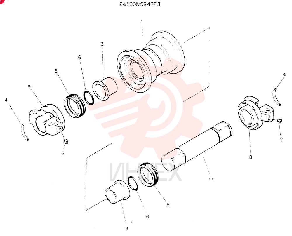 ROLLER 24100N5947F3
