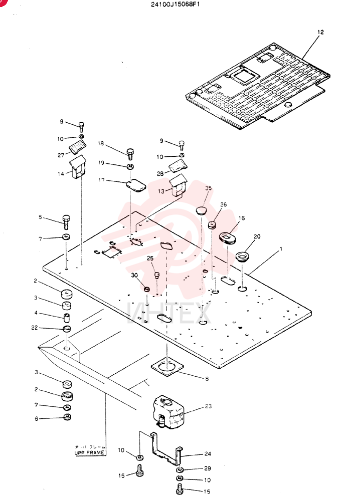 Схема (MD200C) - EXCAVATOR BTW YQU0701 - YQU2000 (1/80-12/06) 24100J15068F1