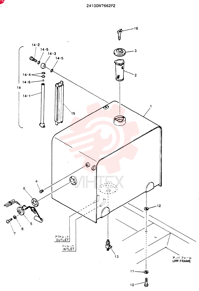 TANK ASSY, FUEL 24100N7662F2