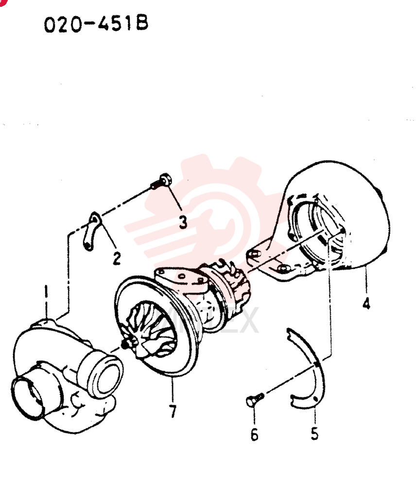 TURBOCHARGER VAME088488