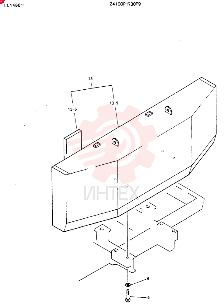 COUNTER-WEIGHT ASSY 24100P1730F9