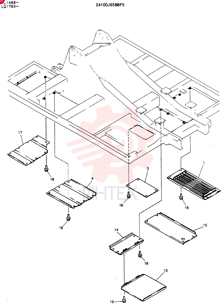 COVER ASSY,UNDER 24100J6588F5