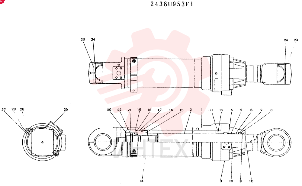 CYLINDER 2438U953F1