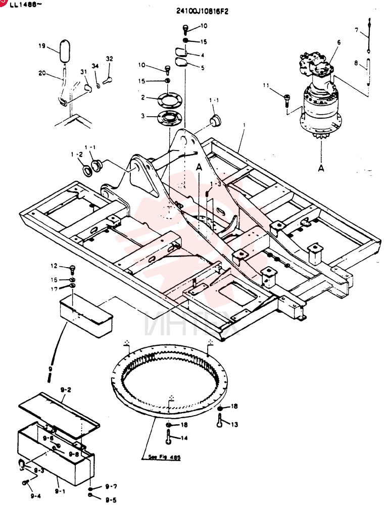 FRAME ASSY.UPP 24100J10816F2