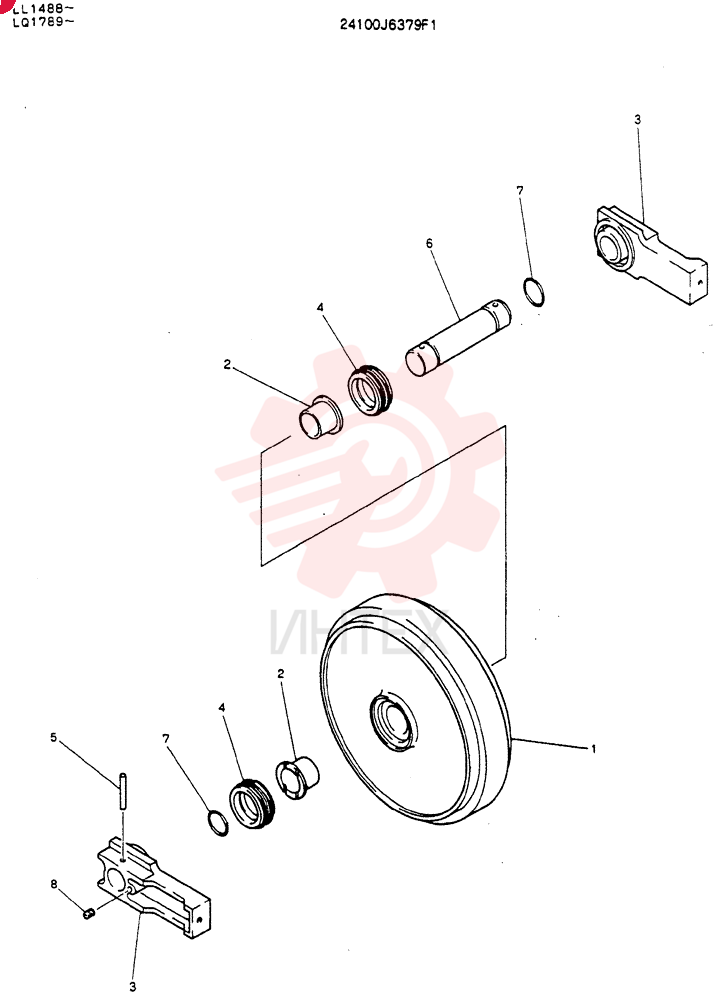 IDLER WHEEL 24100J6379F1