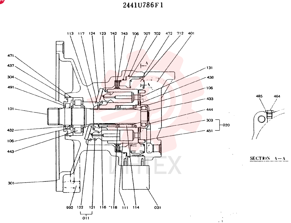 MOTOR 2441U786F1