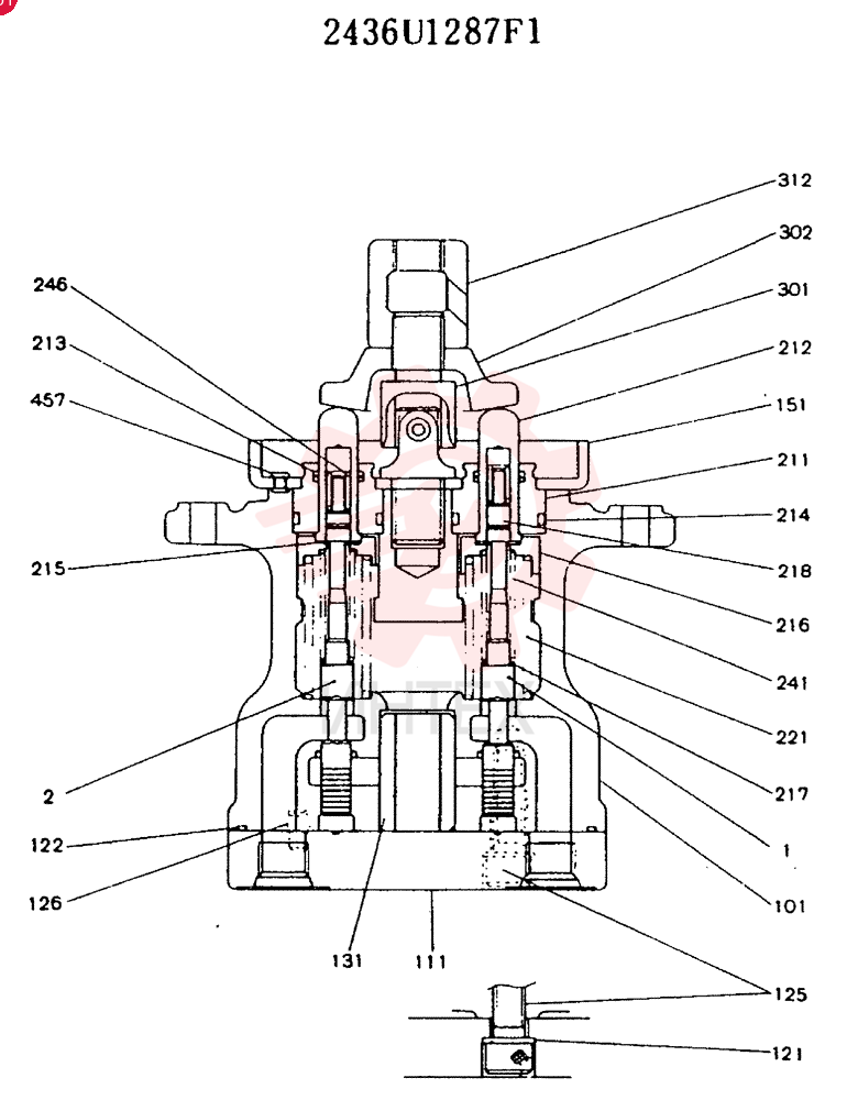 PILOT VALVE 2436U1287F1