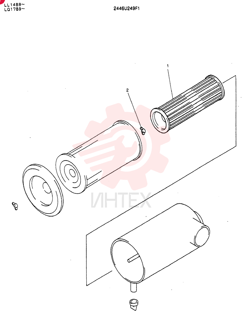 REWORK,AIR CLEANER 2446U249F1