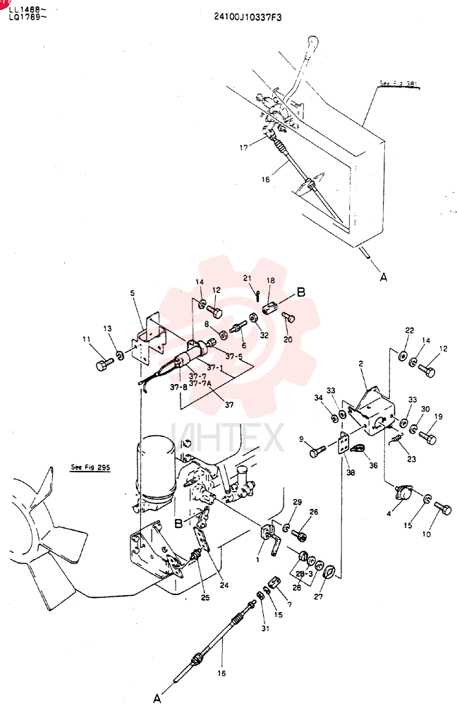 Схема (MD240BLC) - EXCAVATOR ASN LL1488 (1/80-12/06) 24100J10337F3