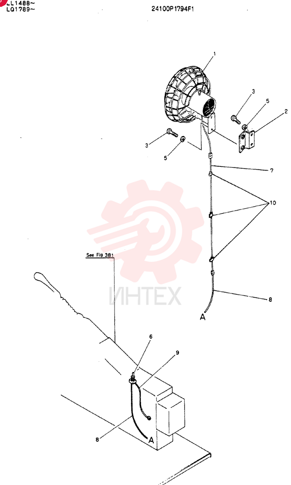 Схема (MD240BLC) - EXCAVATOR ASN LL1488 (1/80-12/06) 24100P1794F1