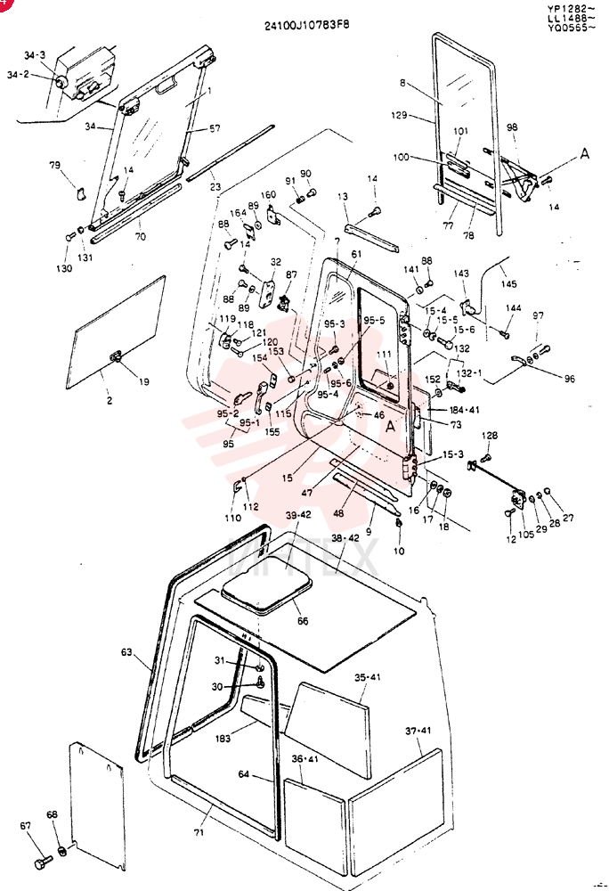 Схема (MD240BLC) - EXCAVATOR ASN LL1488 (1/80-12/06) 24100J10783F8 (2)