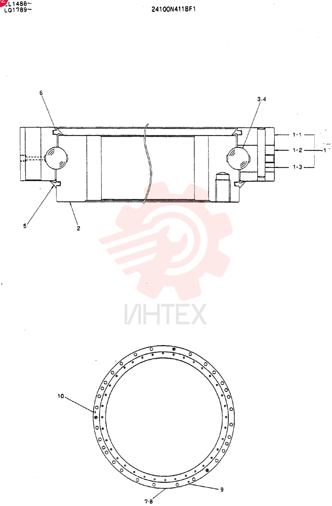 SLEWING RING 24100N4118F1
