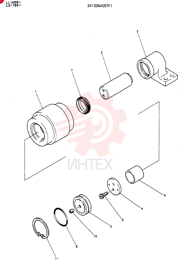 TRACK ROLLER 24100N4057F1