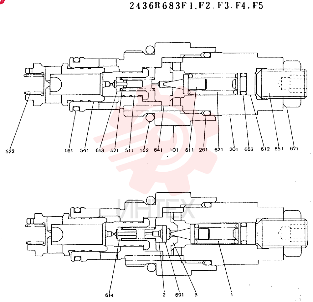 VALVE PRESSURE RELIE 2436R683F1