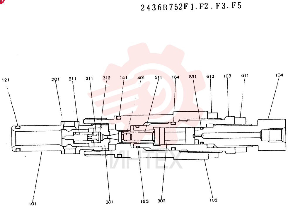 VALVE PRESSURE RELIE 2436R752F1