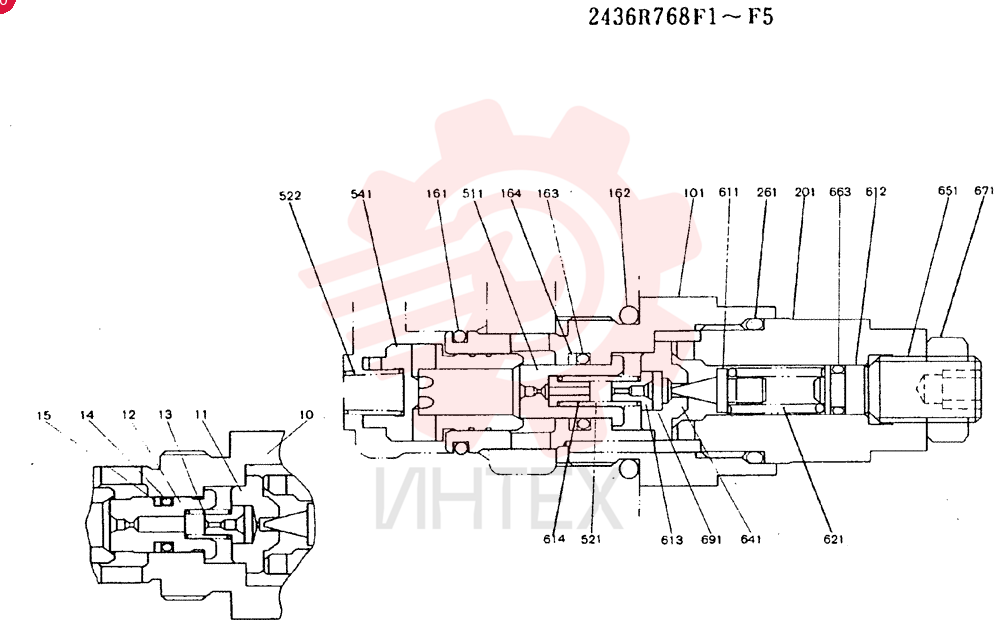VALVE PRESSURE RELIE 2436R768F1