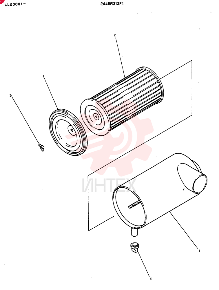 AIR CLEANER 2446R312F1
