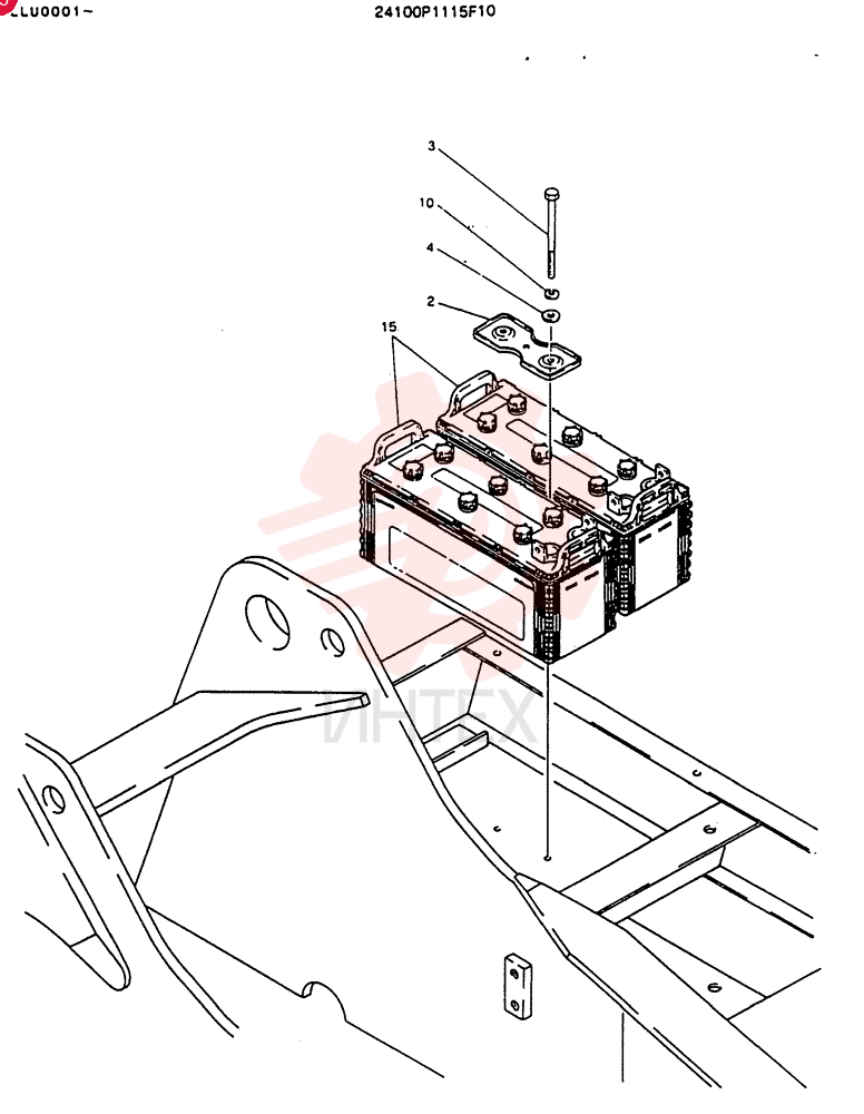 BATTERY ASSY 24100P1115F10