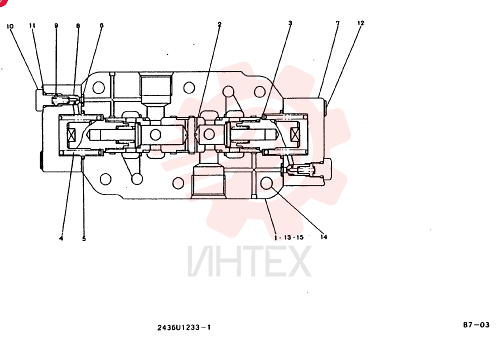 BRAKE VALVE 2436U1233F1