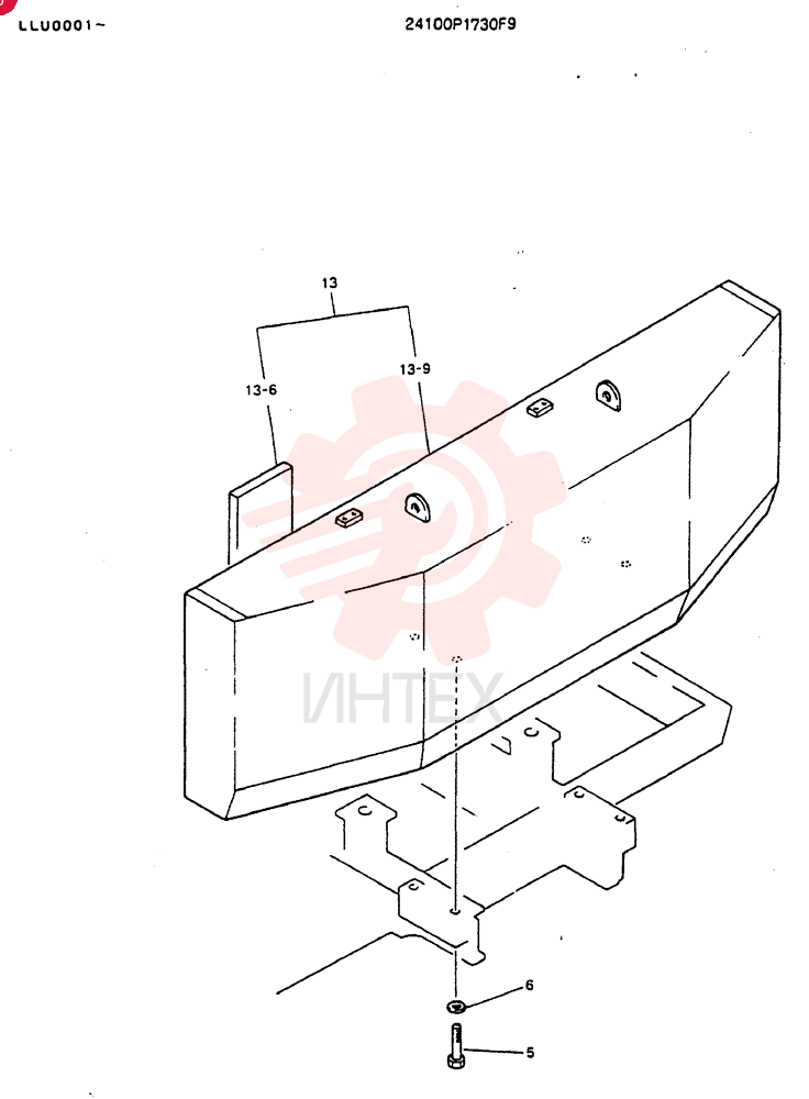 COUNTER-WEIGHT ASSY 24100P1730F9