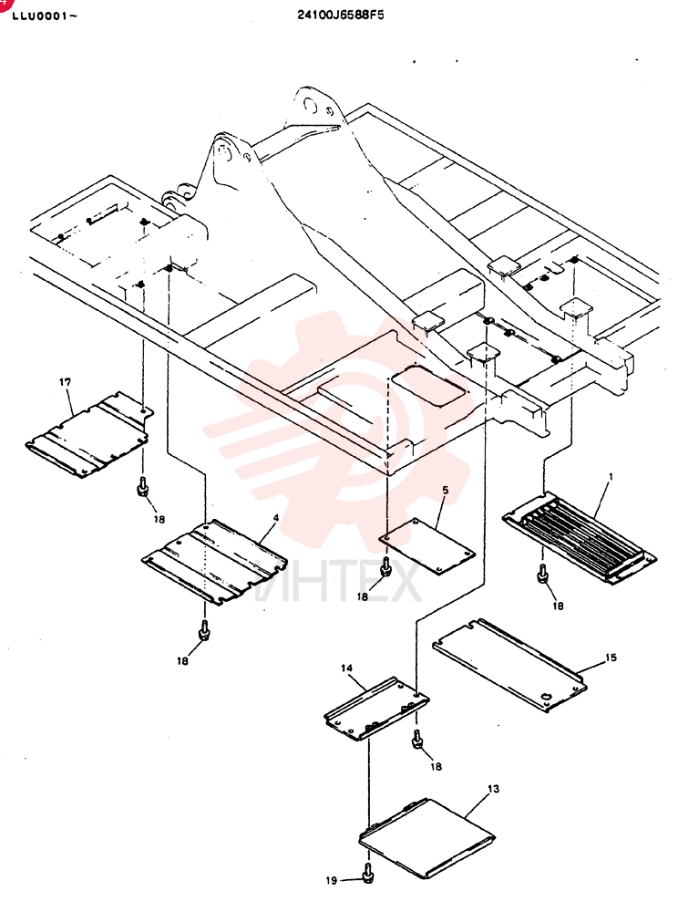 COVER ASSY, UNDER 24100J6588F5