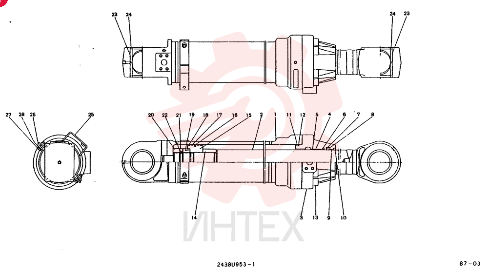 CYLINDER 2438U953F1
