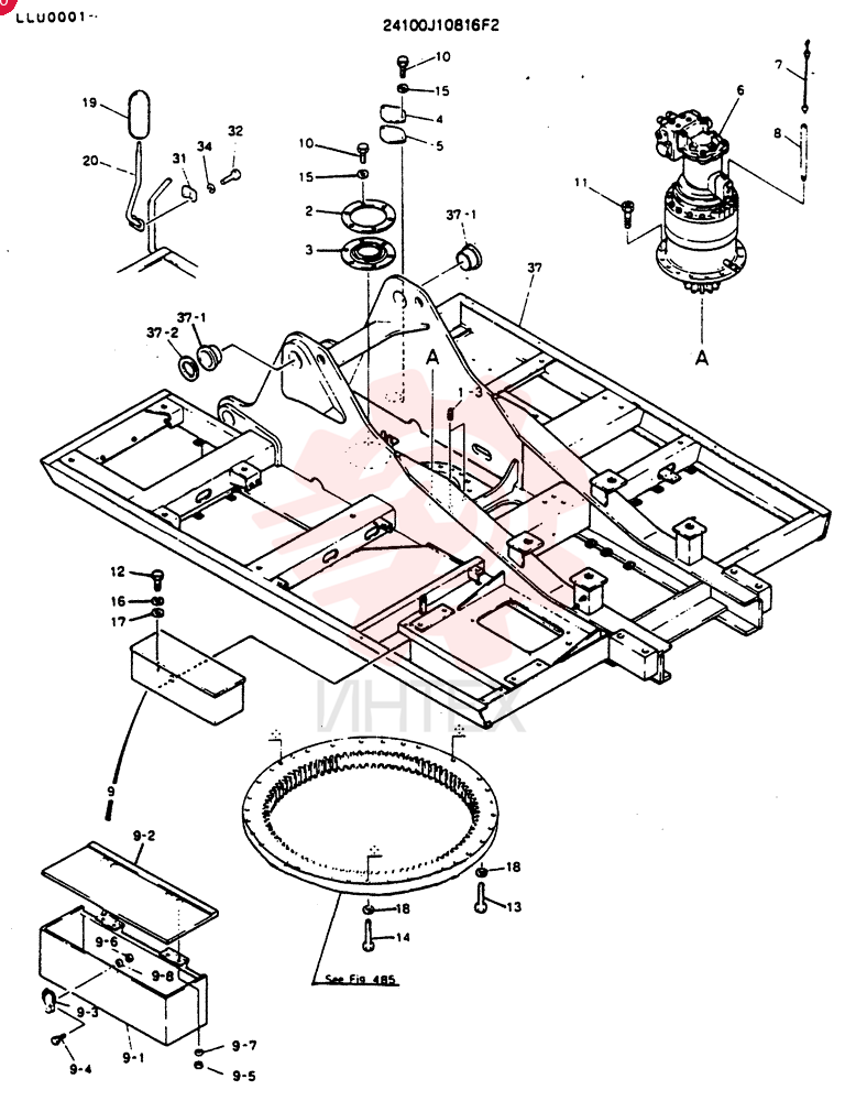 FRAME ASSY, UPP 24100J10816F2