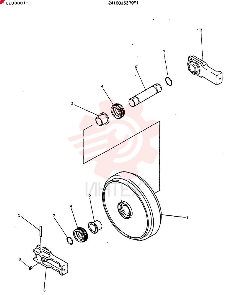 IDLER WHEEL 24100J6379F1