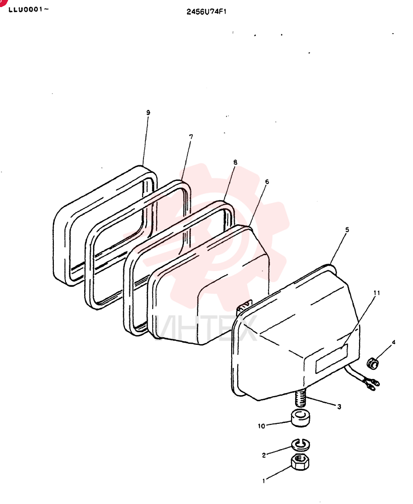 LIGHT ASSY. 2456U74F1