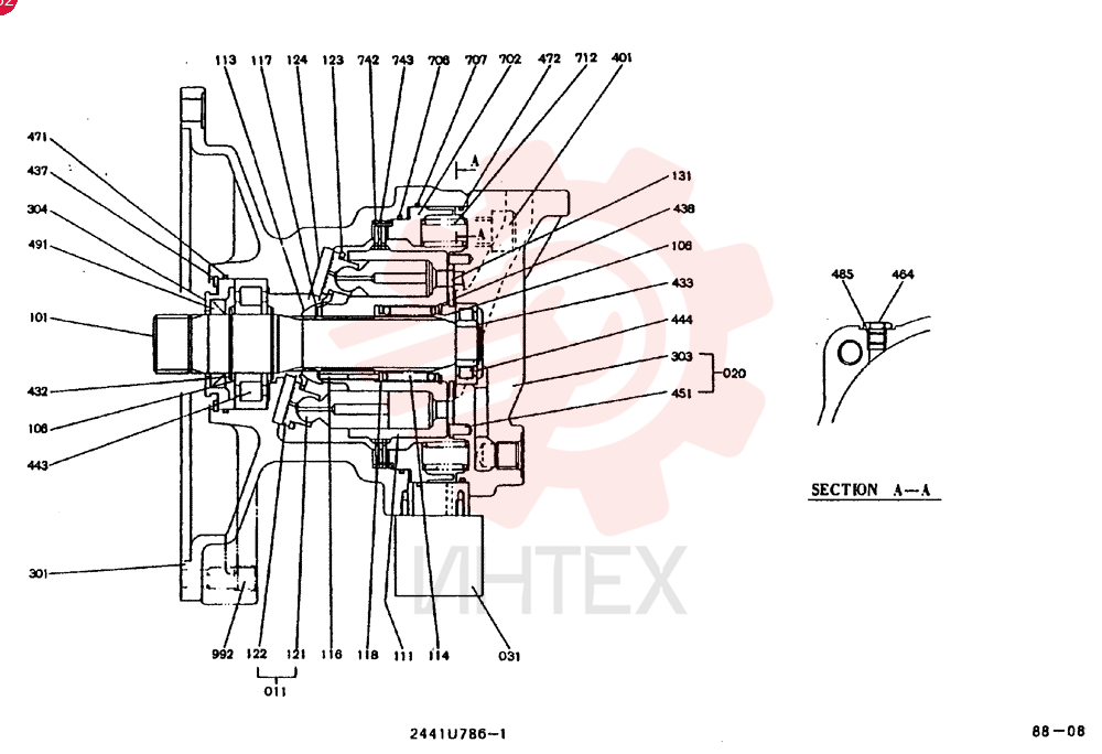 MOTOR 2441U786F1