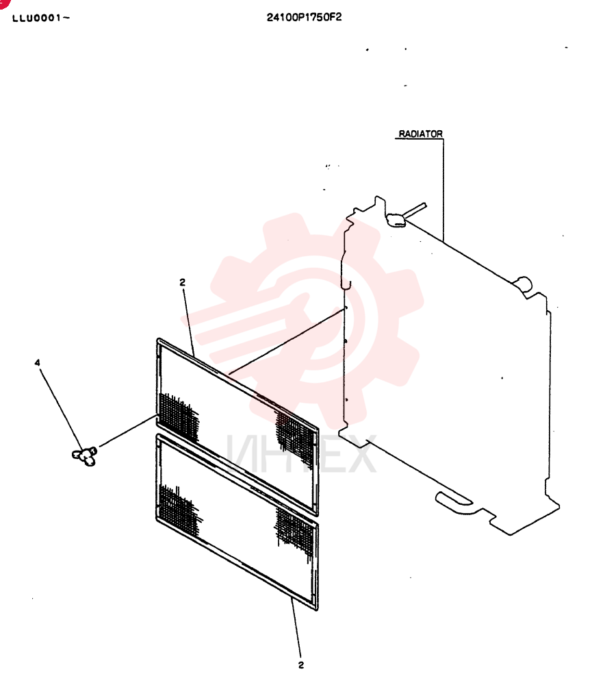 NET, WIRE 24100P1750F2
