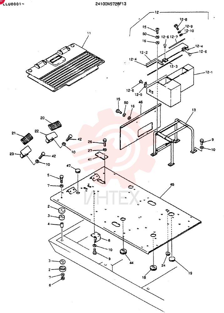 PLATE ASSY, FLOOR 24100N5728F13