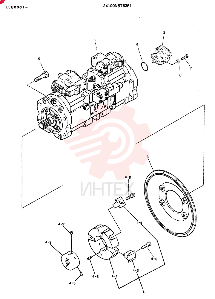 PUMP ASSY, CONNECT 24100N5763F1