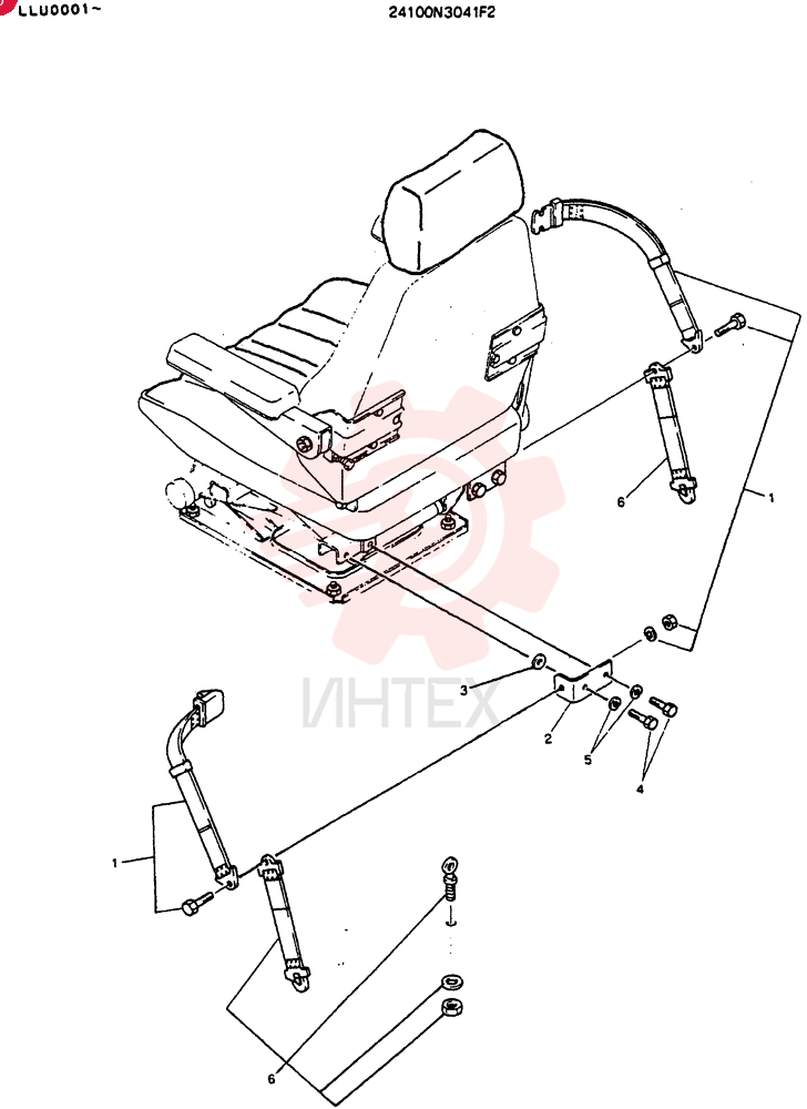 SEAT BELT 24100N3041F2