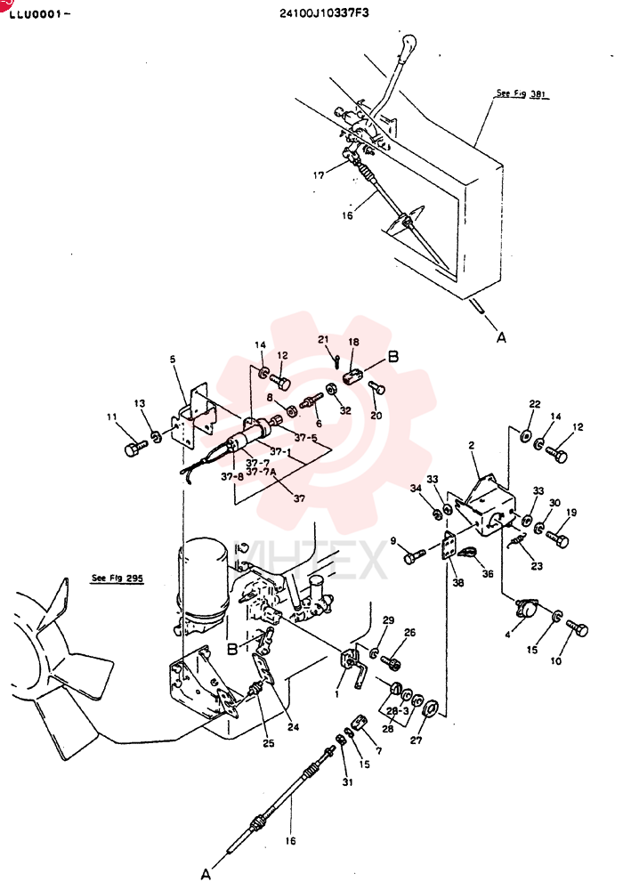 Схема (MD240BLC) - EXCAVATOR BTW LLU0001 - LLU0300 (1/80-12/06) 24100J10337F3
