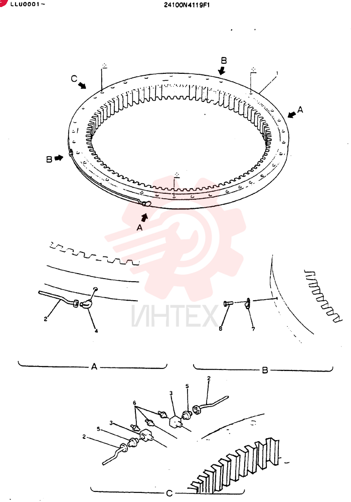 SLEWING RING 24100N4119F1