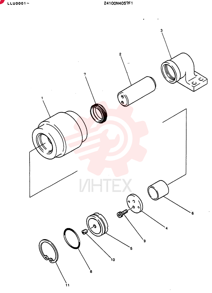 TRACK ROLLER 24100N4057F1