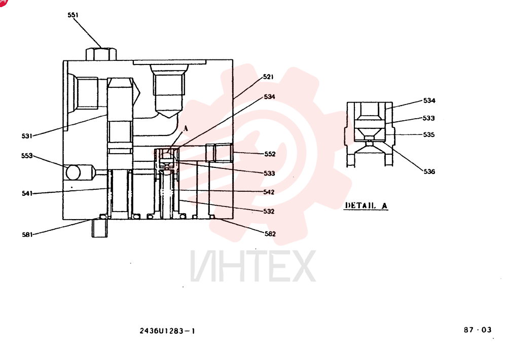 VALVE PRESSURE RELIE 2436U1283F1