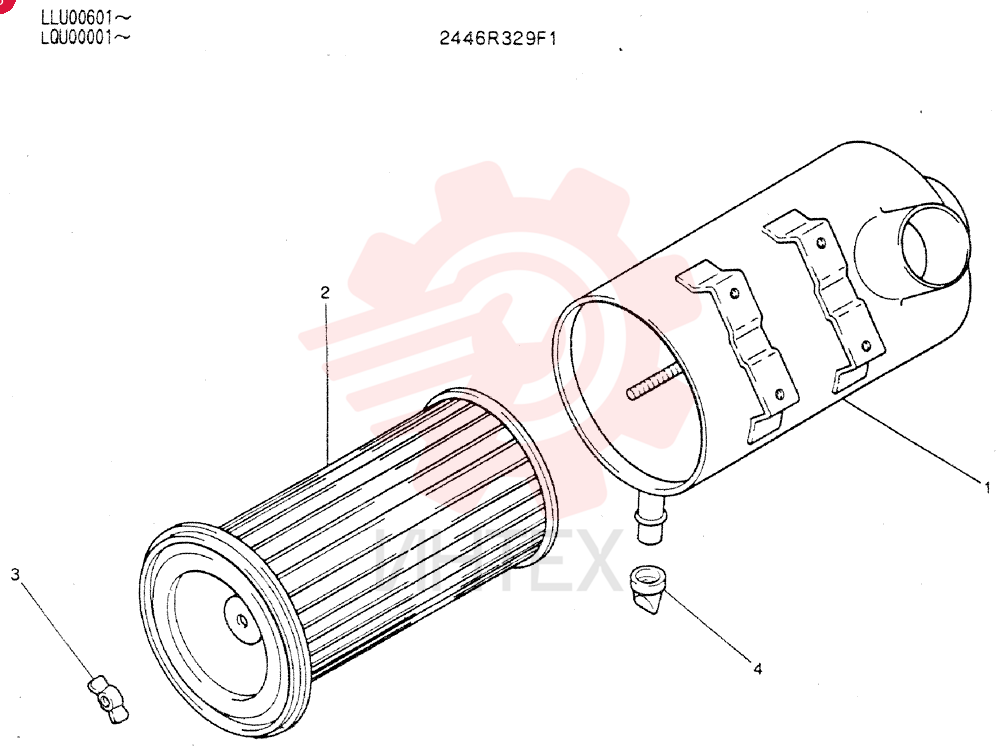 AIR FILTER 2446R329F1