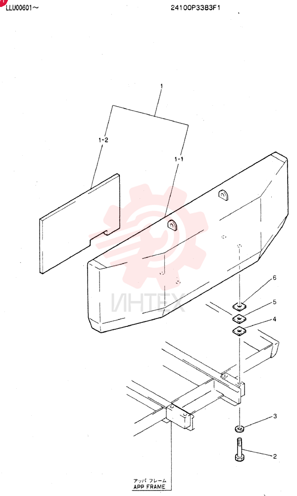COUNTER-WEIGHT ASSY 24100P3383F1