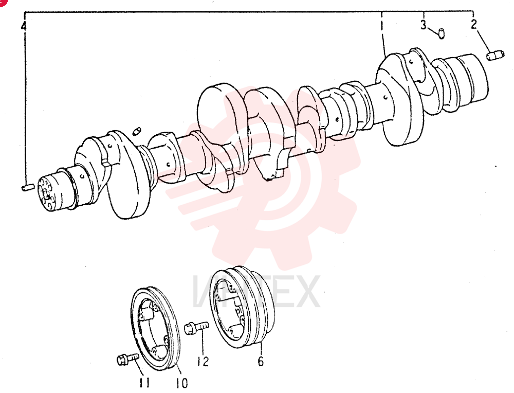 CRANKSHAFT VAME072197