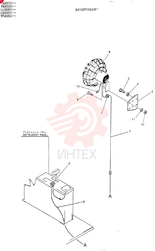 FAN ASSY, AUTOMOBILE 24100P3343F1