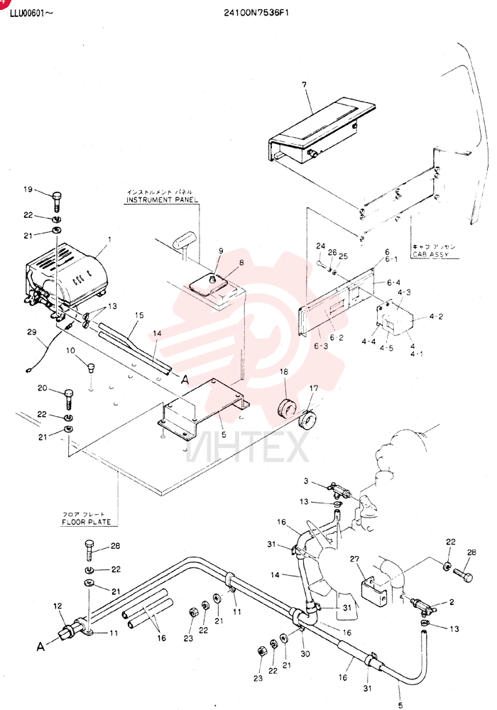 HEATER ASSY 24100N7536F1