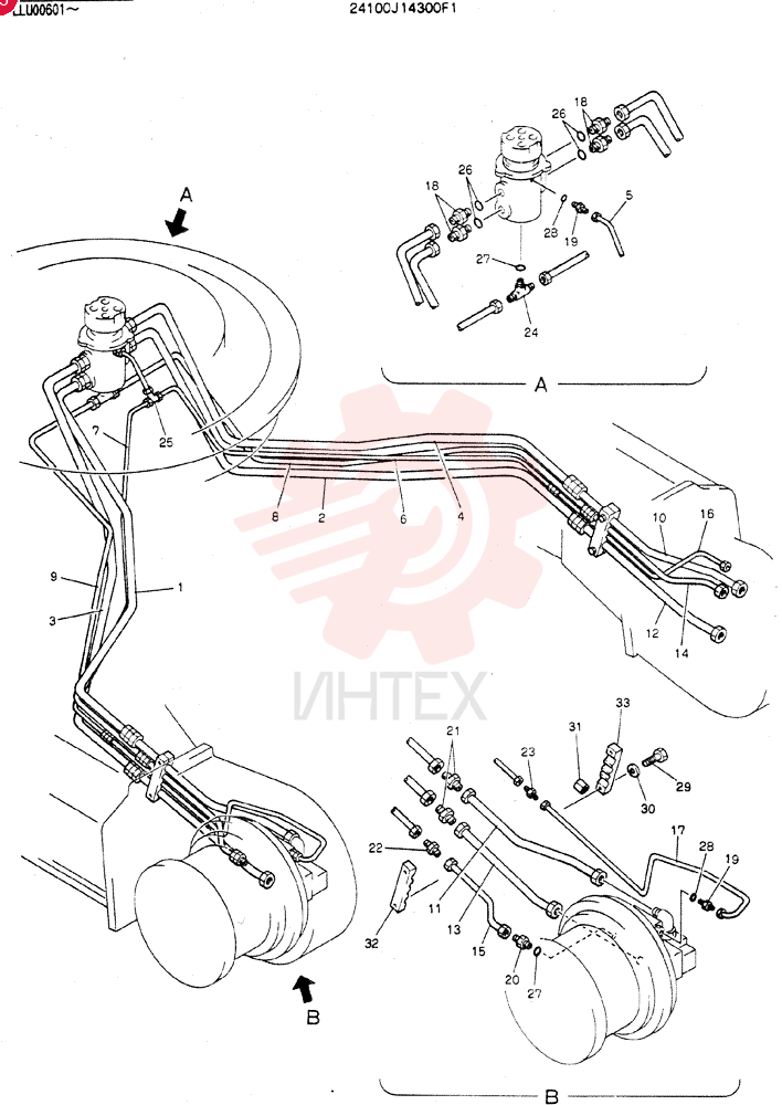 HYDR LINES, LOi 24100J14300F1