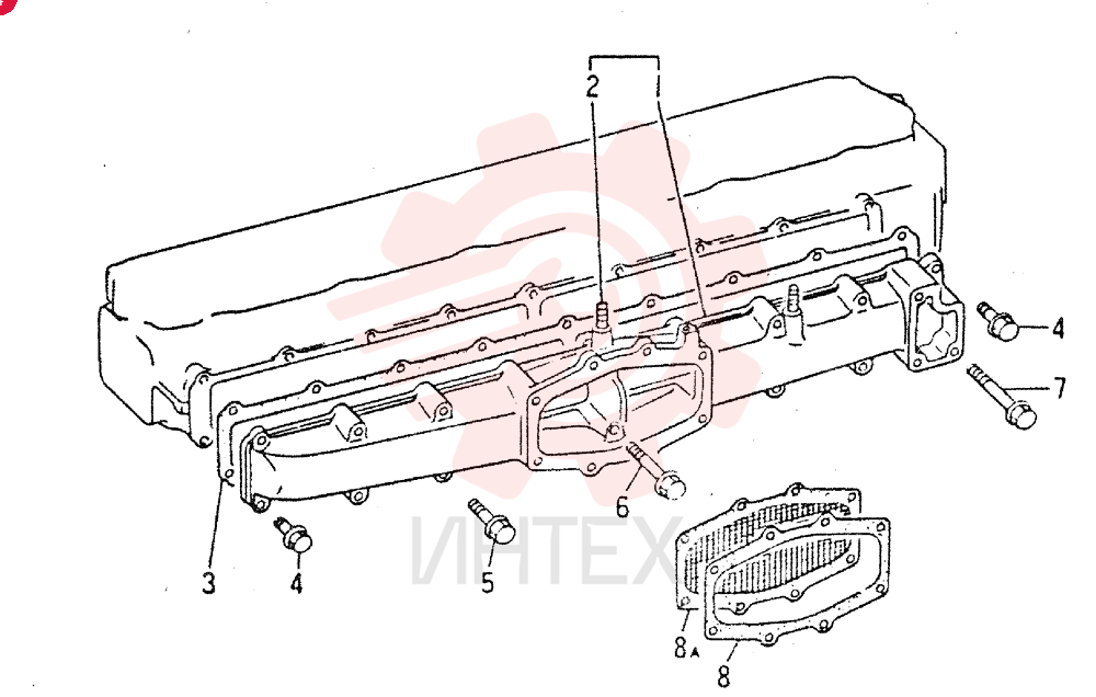 INLET  MANIFOLD  ASSY, Start Serial: 9003