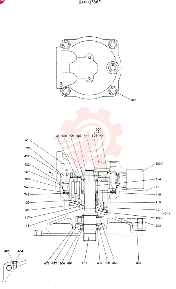 MOTOR 2441U786F1