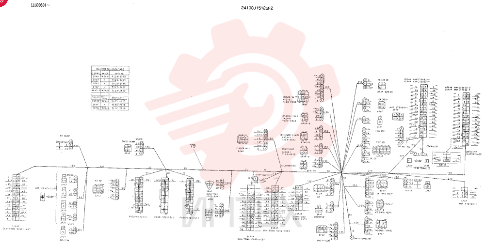 PANEL ASSY, INST 24100J15125F2 (1)