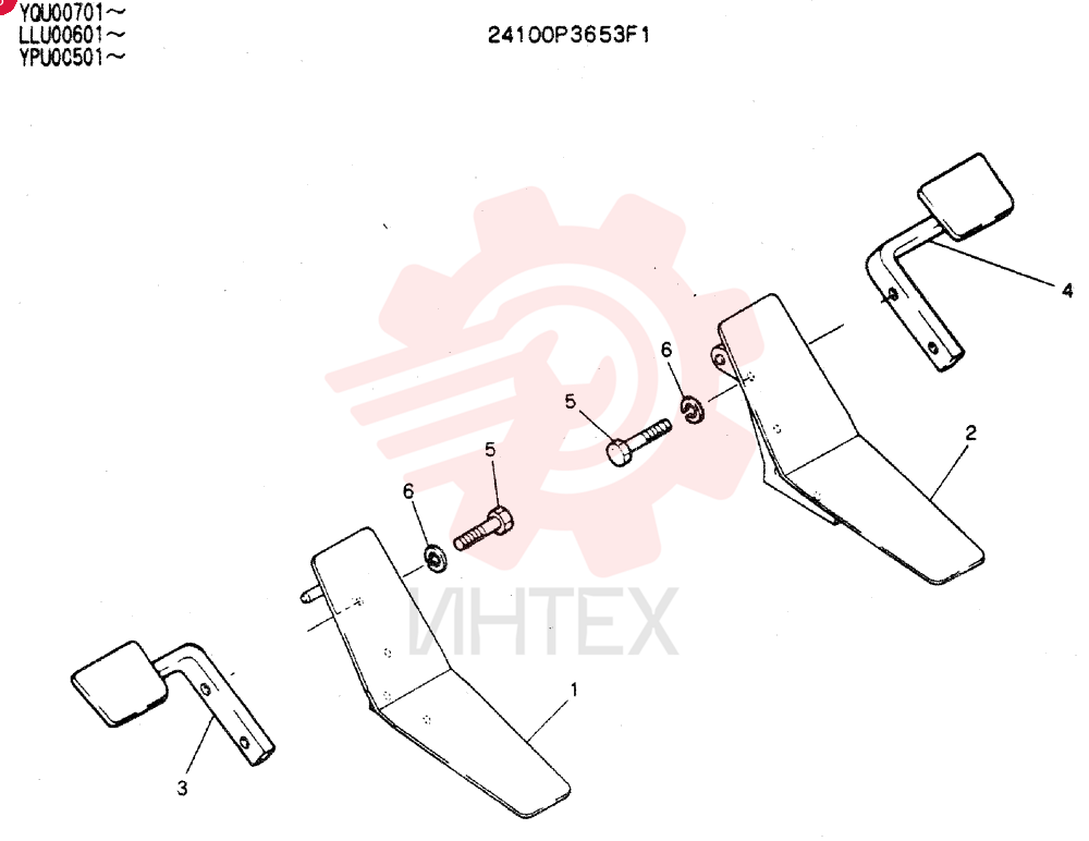PEDAL ASSY 24100P3653F1