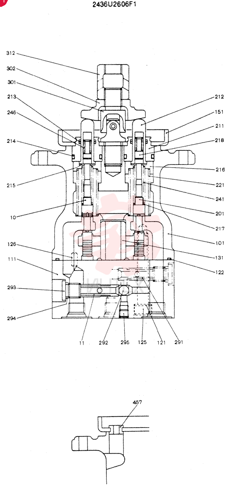 PILOT VALVE 2436U2606F1