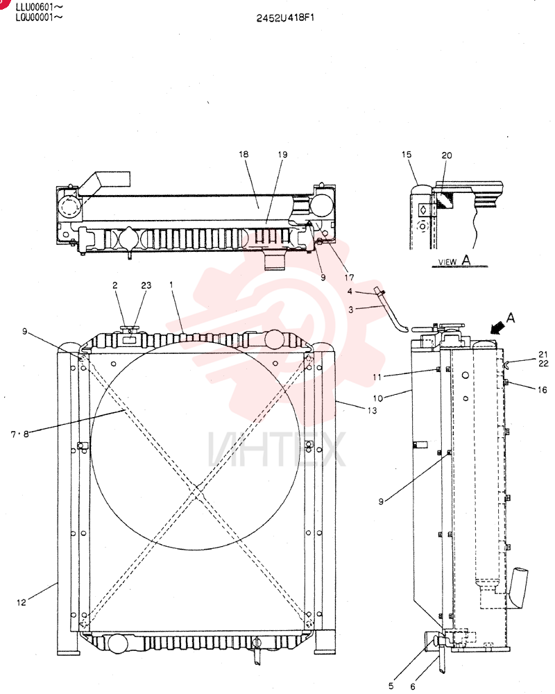 RADIATOR 2452U418F1
